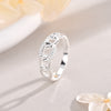 Anillo Eslabones Sparkle plata