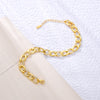 Pulsera Spark Chain baño en oro de 18kt