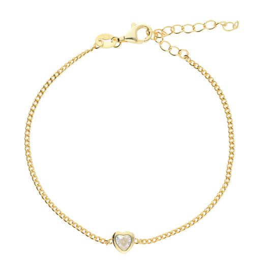 Pulsera Tiny Love baño en oro de 18kt