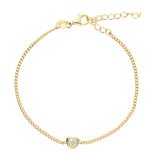 Pulsera Tiny Love baño en oro de 18kt