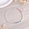 Pulsera Rainbow Split plata