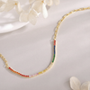 Pulsera Rainbow Split baño en oro de 18kt