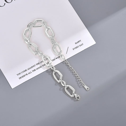 Pulsera Link Flow plata