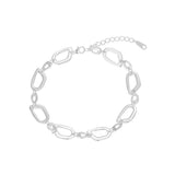 Pulsera Link Flow plata