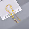 Pulsera Link Flow baño en oro de 18kt