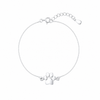 Pulsera Paw Love plata