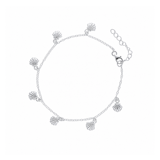 Pulsera Shell Dance Atelier plata