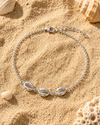 Pulsera Cowrie Tide Atelier plata