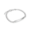 Pulsera ID Link Atelier plata