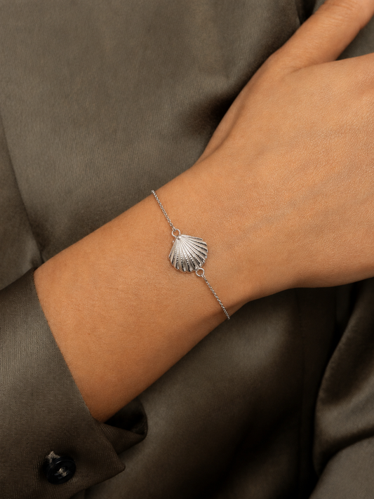 Pulsera Shell Atelier plata