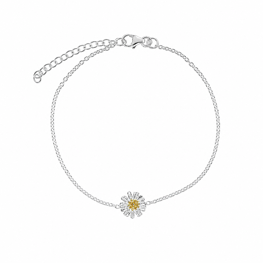 Pulsera Daisy Glow Atelier plata
