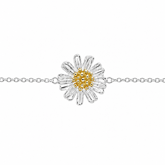 Pulsera Daisy Glow Atelier plata