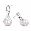 Pendientes Perla Link plata 925