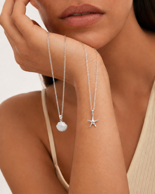 Colgante Shell Tide Atelier plata