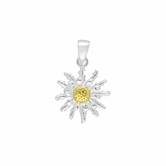 Colgante Golden Bloom plata