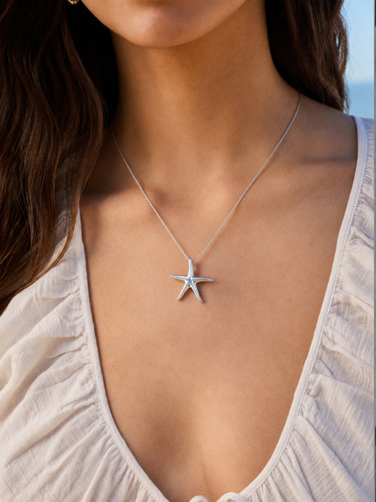Colgante Starfish Bold Atelier plata