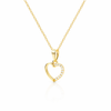 Collar Half Love baño en oro de 18kt