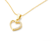 Collar Half Love baño en oro de 18kt