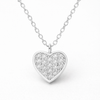 Collar Heart Spark plata