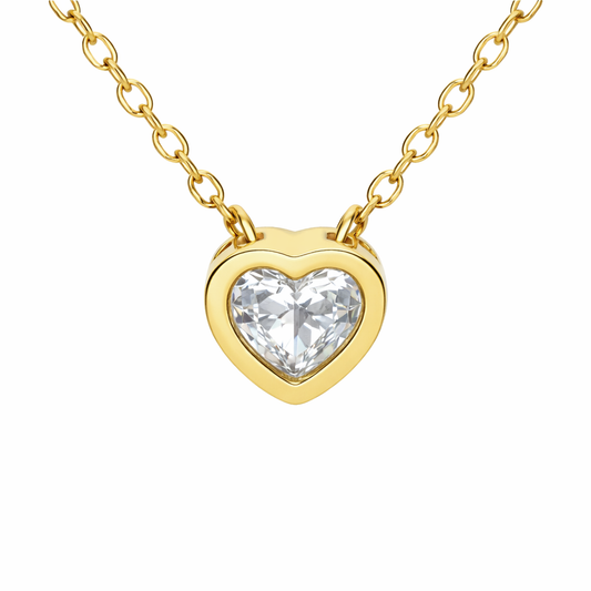 Collar Little Love baño en oro de 18kt