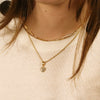 Collar Heart Crush baño en oro de 18kt