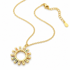 Collar Círculo Rainbow baño en oro de 18kt
