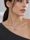 Collar Arcoíris Happy plata 925
