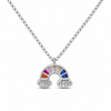 Collar Arcoíris Happy plata 925
