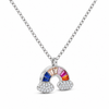 Collar Arcoíris Happy plata 925
