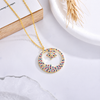 Collar Luna Starlight multicolor baño en oro de 18kt