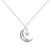 Collar Luna Dream multicolor plata 925