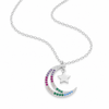 Collar Luna Dream multicolor plata 925