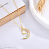 Collar Luna Dream multicolor baño en oro de 18kt