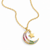 Collar Luna Dream multicolor baño en oro de 18kt