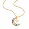 Collar Luna Dream multicolor baño en oro de 18kt
