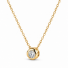 Collar Punto de Luz Glow baño en oro de 18kt