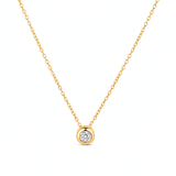 Collar Punto de Luz Glow baño en oro de 18kt