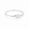 Anillo Luma Blanco Hielo plata 925