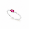 Anillo Luma Rosa Frambuesa plata 925