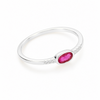 Anillo Luma Rosa Frambuesa plata 925