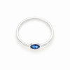 Anillo Luma Azul Profundo plata 925