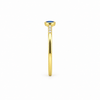 Anillo Luma Azul Profundo baño en oro de 18kt