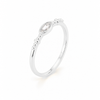 Anillo Nara Blanco Hielo plata 925