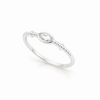 Anillo Nara Blanco Hielo plata 925