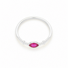 Anillo Nara Rosa Frambuesa plata 925