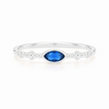 Anillo Nara Azul Profundo plata 925