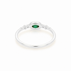 Anillo Nara Verde Bosque plata 925