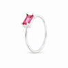 Anillo Vega Rosa Frambuesa plata 925