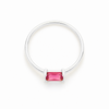 Anillo Vega Rosa Frambuesa plata 925