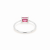 Anillo Vega Rosa Frambuesa plata 925